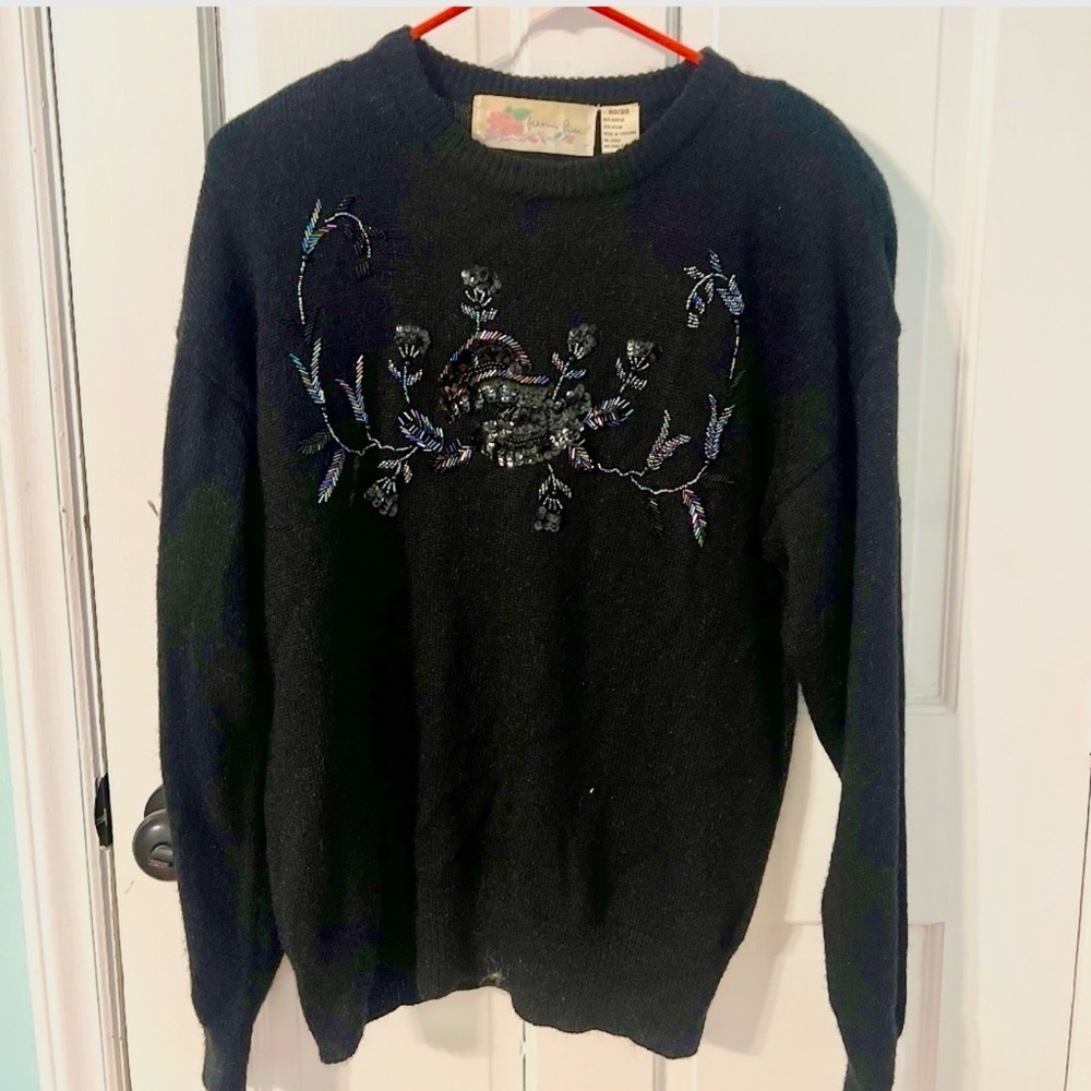 Amazing Beaded Vintage Sweater